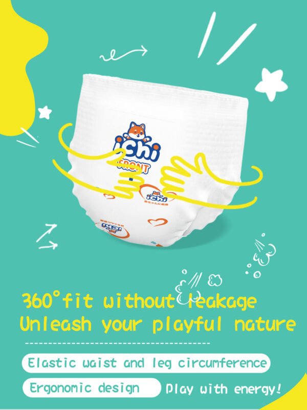 ICHI Pull-up Baby Diapers 44pcs/pk Bundle Pack Medium Size Large XL XXL XXXL Pants - Image 3